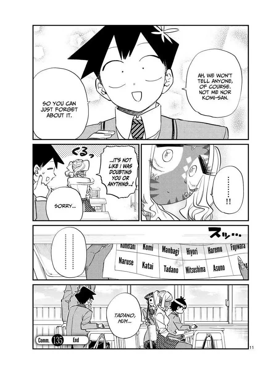 Komi-san wa Komyushou Desu Chapter 135 4